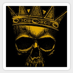 King Skull Sticker